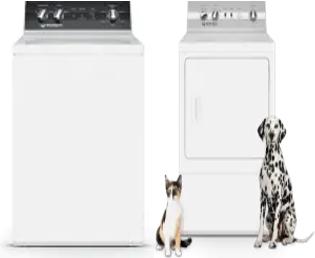 Side by Side Washer & Dryer Set